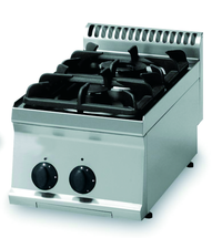 Gas-Kochfläche 10,5kW 2 Brenner Tischgerät - 10321010 - KBS Gastrotechnik