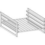 Führungsschienen-Kit GN 1/1 für Unterbauten 40cm  - 10409336 - KBS Gastrotechnik