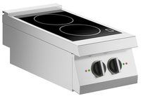 Induktions-Kochfläche 2 Platten Auftischgerät - 10411419 - KBS Gastrotechnik