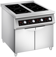 KBS Induktionsherd mit vier Kochzonen. Gerät mit digitaler Bedienung, vier Reglern und geschlossenem Unterbau mit Flügeltüren. Ideal für energieeffizientes Kochen in Großküchen. KBS Induktionsherd mit vier Kochzonen. Gerät mit digitaler Bedienung, vier Reglern und geschlossenem Unterbau mit Flügeltüren. Ideal für energieeffizientes Kochen in Großküchen.