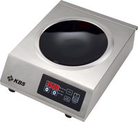 Induktions-Wok Edelstahlgehäuse 3,5 kW - 10911011 - KBS Gastrotechnik