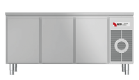 Kühltisch mit Arbeitsplatte KTF 3210 O Zentralkühlung - 153310 - KBS Gastrotechnik