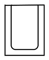 KBS Ablauftisch mit hochgezogenem Rand und mittiger Beckenposition. Rechteckige Beckenform mit abgerundeten Ecken für einfache Reinigung. Ideal für den Einsatz in Spülküchen der Gastronomie.