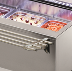 Salatbar Isola 4M VT Tablettrutsche Rundrohr - 23500152 - KBS Gastrotechnik