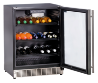 KBS Glastürkühlschrank KBS 154 GU mit geöffneter Glastür in Frontalansicht. Drei höhenverstellbare Gitterroste sichtbar. Geeignet für Getränke oder Frischwaren in Gastronomiebetrieben. KBS Glastürkühlschrank KBS 154 GU mit geöffneter Glastür in Frontalansicht. Drei höhenverstellbare Gitterroste sichtbar. Geeignet für Getränke oder Frischwaren in Gastronomiebetrieben.