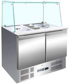 Saladette gerader Glasaufbau KBS 908 - 340212 - KBS Gastrotechnik