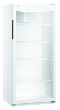KBS Flaschenkühlschrank MRFVC 5511 mit Glastür in Frontalansicht. Innenbeleuchtung und vier Drahtgitterböden. Geeignet für Bars, Kantinen oder Verkaufsräume. KBS Flaschenkühlschrank MRFVC 5511 mit Glastür in Frontalansicht. Innenbeleuchtung und vier Drahtgitterböden. Geeignet für Bars, Kantinen oder Verkaufsräume.