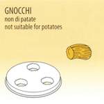 Nudelform Gnocchi für Nudelmaschine 2,5kg bis 4kg - 50490018 - KBS Gastrotechnik
