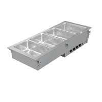 Einbau Bain Marie 3x GN 1/1 mit getrennt regelbaren Becken - 70510026 - KBS Gastrotechnik