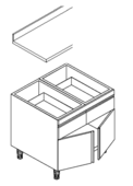93024209-arbeitsschrank-2-drehtueren-schublade-arbeitsplatte-kbs-gastrotechnik