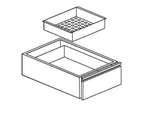 Mehlschublade GN 1/1  Tiefe 64cm, Höhe 18,6cm - 93039005 - KBS Gastrotechnik