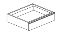 Schublade GN 2/1  Tiefe 64cm, Höhe 18,6cm - 93039007 - KBS Gastrotechnik